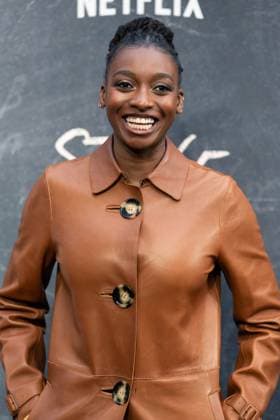 September 16, 2025, London, United Kingdom: Little Simz attends the Steve UK Premiere at the Curzon Mayfair. London United Kingdom - ZUMAs197 20250916_aaa_s197_562 Copyright: xLounisxTiarx