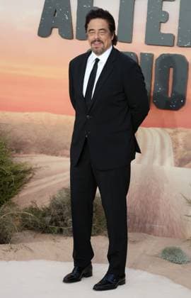 September 16, 2025, London, United Kingdom: Benicio del Toro attends the One Battle After Another London Premiere at Odeon Luxe Leicester Square. London United Kingdom - ZUMAs197 20250916_aaa_s197_204 Copyright: xFredxDuvalx