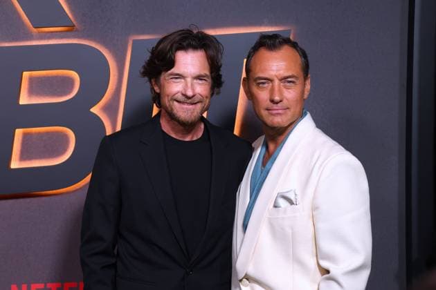 Black Rabbit Limited Series Premiere - NYC Jason Bateman and Jude Law attend the Netflix Black Rabbit Limited Series Premiere in New York, NY on September 16, 2025. Photo by Charles Guerin ABACAPRESS.COM New York City NY United States  Copyright: xGuerinxCharles ABACAx