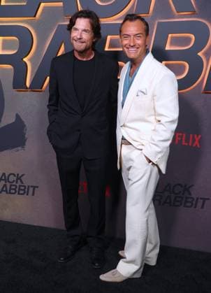 Black Rabbit Limited Series Premiere - NYC Jason Bateman and Jude Law attend the Netflix Black Rabbit Limited Series Premiere in New York, NY on September 16, 2025. Photo by Charles Guerin ABACAPRESS.COM New York City NY United States  Copyright: xGuerinxCharles ABACAx