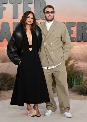 Christine Centenera and Joel Edgerton attends One Battle After Another London Premiere at the Odeon Luxe Leicester Square, England. UK. Tuesday 16th September 2025 Copyright: xJamesxWarrenx adyv1267
