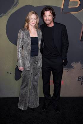 Laura Linney und Jason Bateman bei der Premiere der Netflix Miniserie Black Rabbit im SVA Theater. New York, 16.09.2025