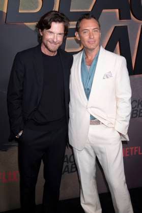 Jason Bateman und Jude Law bei der Premiere der Netflix Miniserie Black Rabbit im SVA Theater. New York, 16.09.2025