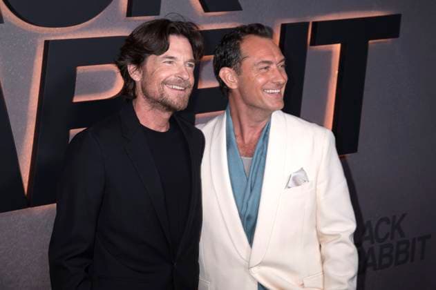 Jason Bateman und Jude Law bei der Premiere der Netflix Miniserie Black Rabbit im SVA Theater. New York, 16.09.2025