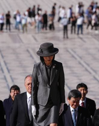 Japanese Princess Akiko of Mikasa visits Anitkabir ANKARA, TURKIYE - SEPTEMBER 17: Japanese Princess Akiko of Mikasa visits Anitkabir, the mausoleum of Turkish Republic s Founder Mustafa Kemal Ataturk, in Ankara, Turkiye on September 17, 2025. Evrim Aydin Anadolu Ankara Turkey. Editorial use only. Please get in touch for any other usage.  Copyright: x2025xAnadoluxEvrimxAydinx