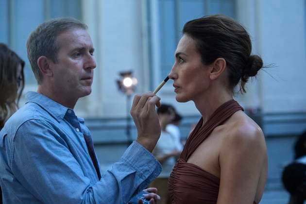 Silvia Tcherassis fashion show at MBFW Madrid Model Nieves Alvarez during the fashion show of designer Silvia Tcherassi, at the 82nd edition of Mercedes Benz Fashion Week Madrid, at the Palacio de Cibeles, on September 17, 2025, in Madrid Spain This years edition will be held from September 17 to 21 and commemorates the 40th anniversary of the catwalk Silvia Tcherassi is the first designer invited to MBFW Madrid The Colombian fashion designer is considered one of the most successful fashion designers in the world Tcherassi received yesterday the International Designer Award during the first edition of this award 17 SEPTEMBER 2025 Jesús Hellí Espana  Copyright: xJesusxHellinx 6960440