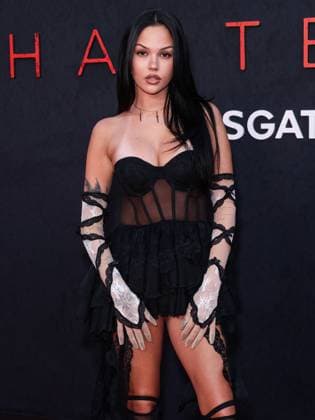 World Premiere Of Lionsgate s The Strangers - Chapter 2 American singer-songwriter Maggie Lindemann (Margaret Elizabeth Lindemann) arrives at the World Premiere Of Lionsgate s The Strangers - Chapter 2 held at AMC Century City 15 at Westfield Century City in Century City, Los Angeles, California, United States. AMC Century City 15 at Westfield Century City, Century City, Los Angeles, California, USA California United States  Copyright: xImagexPressxAgencyx originalFilename: collin-worldpre250917_npC25.jpg