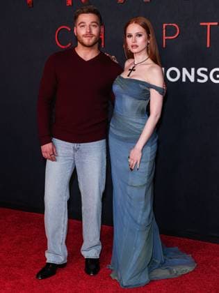 World Premiere Of Lionsgate s The Strangers - Chapter 2 Froy Gutierrez and Madelaine Petsch arrive at the World Premiere Of Lionsgate s The Strangers - Chapter 2 held at AMC Century City 15 at Westfield Century City in Century City, Los Angeles, California, United States. AMC Century City 15 at Westfield Century City, Century City, Los Angeles, California, USA California United States  Copyright: xImagexPressxAgencyx originalFilename: collin-worldpre250917_npFYD.jpg