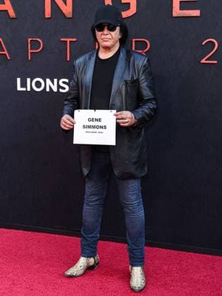 World Premiere Of Lionsgate s The Strangers - Chapter 2 Israeli-American musician, entrepreneur, and philanthropist Gene Simmons of hard rock band KISS arrives at the World Premiere Of Lionsgate s The Strangers - Chapter 2 held at AMC Century City 15 at Westfield Century City in Century City, Los Angeles, California, United States. AMC Century City 15 at Westfield Century City, Century City, Los Angeles, California, USA California United States  Copyright: xImagexPressxAgencyx originalFilename: collin-worldpre250917_npYpZ.jpg