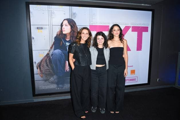 TKT Premiere Lanna de Palmaert, Lisa Du Pre and Solange Cicurel attending the TKT Premiere at the Pathe Palace cinema in Paris, France on September 17, 2025. Photo by Aurore Marechal ABACAPRESS.COM Paris France  Copyright: xMarechalxAurore ABACAx