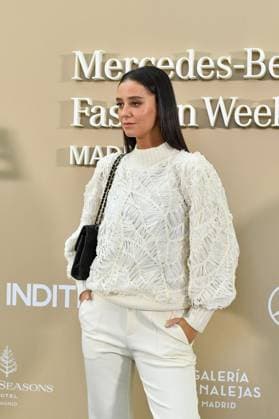 Mercedes-Benz Fashion Week de Madrid - 17 Sep 2025 Victoria Federica de Marichalar wearing a design by Simorra during the Mercedes-Benz Fashion Week de Madrid in IFERMA. Madrid Spain Copyright: xAtilanoxGarciax xSOPAxImagesx FOTO48333