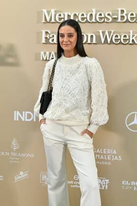 Mercedes-Benz Fashion Week de Madrid - 17 Sep 2025 Victoria Federica de Marichalar wearing a design by Simorra during the Mercedes-Benz Fashion Week de Madrid in IFERMA. Madrid Spain Copyright: xAtilanoxGarciax xSOPAxImagesx FOTO48335