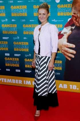 Rhea Harder-Vennewald bei der Premiere des Kinofillms Ganzer halber Bruder im Holi Kino. Hamburg, 17.09.2025