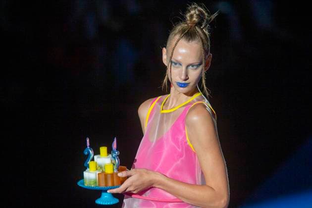 September 18, 2025, Madrid, Madrid, Spain: A model walks the runway for Agatha Ruiz de la Prada s Spring Summer 2026 collection during the 40th Mercedes-Benz Fashion Week in Madrid. Madrid Spain - ZUMAs296 20250918_znp_s296_002 Copyright: xLuisxSotox
