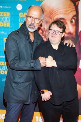 abb Christoph Maria Herbst, Nico Randel zu Gast auf der Premierentour zum Film Ganzer halber Bruder im Holi Kino am 17.09.2025 in Hamburg