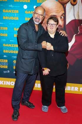 abb Christoph Maria Herbst, Nico Randel zu Gast auf der Premierentour zum Film Ganzer halber Bruder im Holi Kino am 17.09.2025 in Hamburg