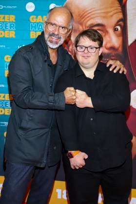 abb Christoph Maria Herbst, Nico Randel zu Gast auf der Premierentour zum Film Ganzer halber Bruder im Holi Kino am 17.09.2025 in Hamburg