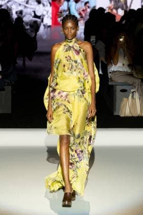 Yolancris fashion show at the MBFW Madrid A model during the Yolancris fashion show, at the 82nd edition of Mercedes Benz Fashion Week Madrid, at Ifema in Madrid, on September 18, 2025, in Madrid Spain This years edition is held from September 17 to 21 and commemorates the 40th anniversary of the catwalk 18 SEPTEMBER 2025 FASHION MODEL SHOW MBFW FASHION WEEK MADRID FASHION WEEK PASARELA Madrid Madrid Madrid Espana  Copyright: xRicardoxRubiox 6964366