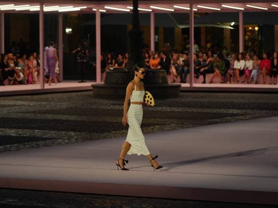 Carolina Herrera fashion show in Madrid s Plaza Mayor during MBFW, Madrid, September 18, 2025. Cordon Press 