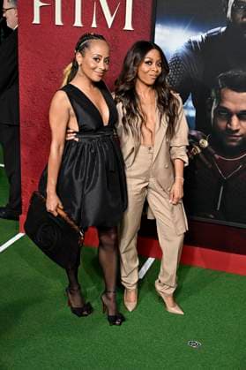 Essence Atkins und Bresha Webb bei der Premiere des Kinofilms Him - Der Größte aller Zeiten im TCL Chinese Theatre. Los Angeles, 17.09.2025