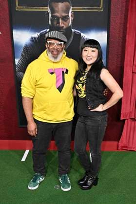 Trenton Doyle Hancock und JooYoung Choi bei der Premiere des Kinofilms Him - Der Größte aller Zeiten im TCL Chinese Theatre. Los Angeles, 17.09.2025