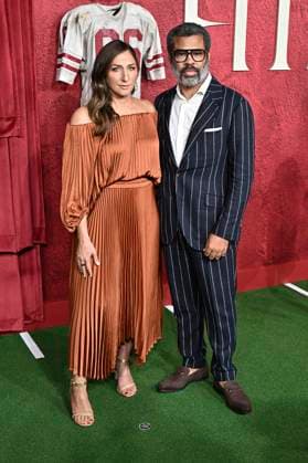 Chelsea Peretti und Jordan Peele bei der Premiere des Kinofilms Him - Der Größte aller Zeiten im TCL Chinese Theatre. Los Angeles, 17.09.2025