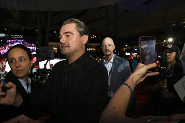 Red carpet for ˜One Battle After Another™ fan event at Toreo Parque Central Featuring: Leonardo DiCaprio Where: Mexico City, Mexico When: 18 Sep 2025 Credit: Carlos Tischler EyePix INSTARimages EDITORIAL USE ONLY. NOT FOR USE BY NEWSPAPERS BASED IN THE UK. Copyright: xx instar55105476