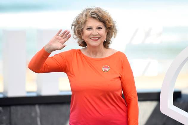 Esther Garcia beim Photocall zur Verleihung des Donostia Award auf dem 73. Internationalen Filmfestival San Sebastian Festival Internacional de Cine de San Sebastian auf der Kursaal Terasse. San Sebastian, 19.09.2025
