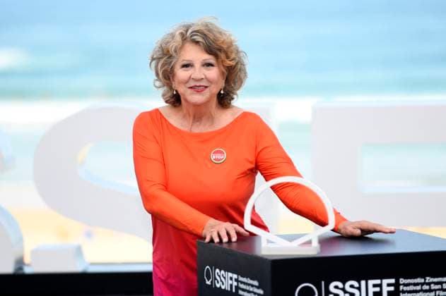 Esther Garcia beim Photocall zur Verleihung des Donostia Award auf dem 73. Internationalen Filmfestival San Sebastian Festival Internacional de Cine de San Sebastian auf der Kursaal Terasse. San Sebastian, 19.09.2025