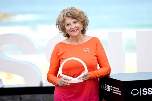 Esther Garcia beim Photocall zur Verleihung des Donostia Award auf dem 73. Internationalen Filmfestival San Sebastian Festival Internacional de Cine de San Sebastian auf der Kursaal Terasse. San Sebastian, 19.09.2025
