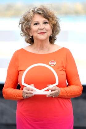 Esther Garcia beim Photocall zur Verleihung des Donostia Award auf dem 73. Internationalen Filmfestival San Sebastian Festival Internacional de Cine de San Sebastian auf der Kursaal Terasse. San Sebastian, 19.09.2025