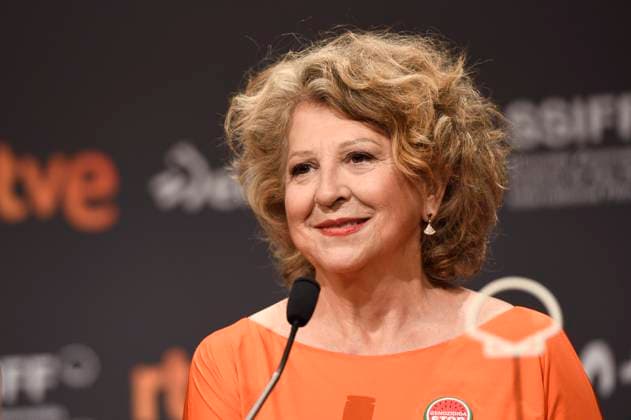 Esther Garcia bei der Pressekonferenz zur Donostia Award Verleihung auf dem 73. Internationalen Filmfestival San Sebastian Festival Internacional de Cine de San Sebastian im Kursaal. San Sebastian, 19.09.2025