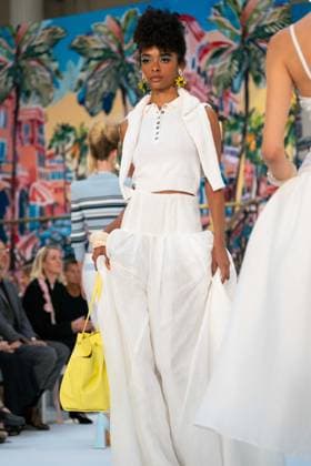 Paul Costelloe LFW SS26 Runway Show at the Waldorf. A model walks at the Paul Costelloe London Fashion Week SS26 Runway at the Waldorf., Credit:Lounis Tiar Avalon United Kingdom, London  Copyright: xLounisxTiarx xAvalonx 1038594663