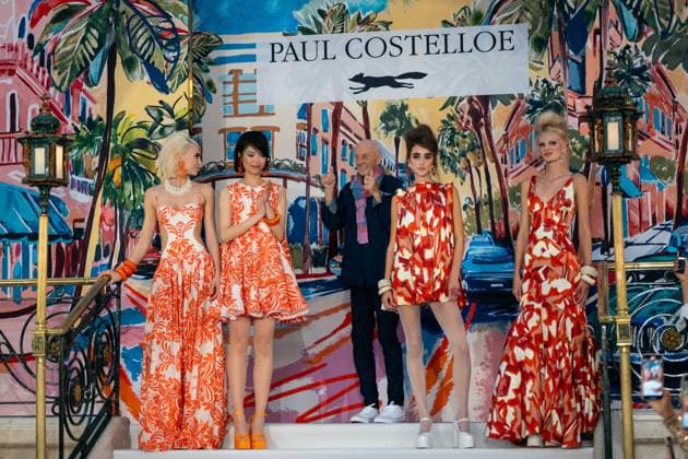 Paul Costelloe LFW SS26 Runway Show at the Waldorf. A model walks at the Paul Costelloe London Fashion Week SS26 Runway at the Waldorf., Credit:Lounis Tiar Avalon United Kingdom, London  Copyright: xLounisxTiarx xAvalonx 1038594948