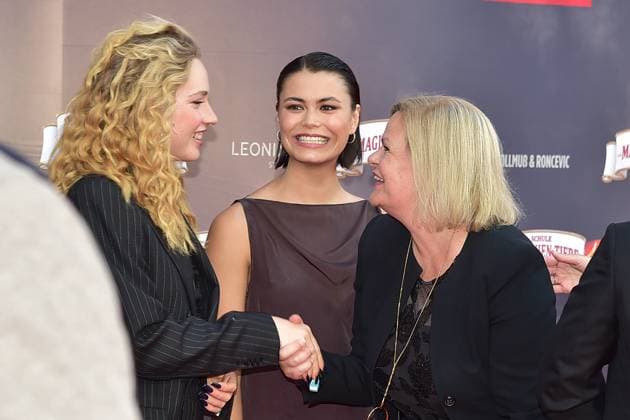 Premiere von DIE SCHULE DER MAGISCHEN TIERE Temilia Maier, Tomomi Themann, Nancy Faser Ankunft zur Premiere von Premiere von DIE SCHULE DER MAGISCHEN TIERE in Berlin am, 19.09.2025.09.2025