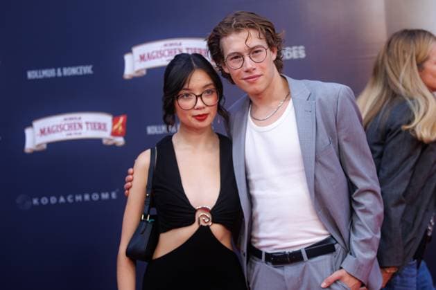 Premiere - Die Schule der magischen Tiere 4 - Purnima Graetz und Thilo Fridolin Matthes bei der Premiere zum Kinofilm Die Schule der magischen Tiere 4 im Zoo Palast am 19.09.2025 in Berlin. Copyright: xEventpressxKochanx