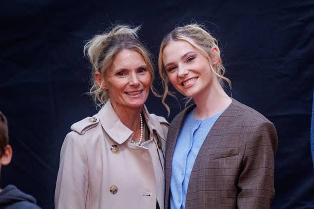 Premiere - Die Schule der magischen Tiere 4 - Monika Graf und Esther Graf bei der Premiere zum Kinofilm Die Schule der magischen Tiere 4 im Zoo Palast am 19.09.2025 in Berlin. Copyright: xEventpressxKochanx