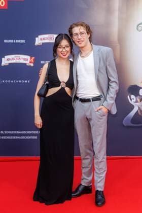 Premiere - Die Schule der magischen Tiere 4 - Purnima Graetz und Thilo Fridolin Matthes bei der Premiere zum Kinofilm Die Schule der magischen Tiere 4 im Zoo Palast am 19.09.2025 in Berlin. Copyright: xEventpressxKochanx