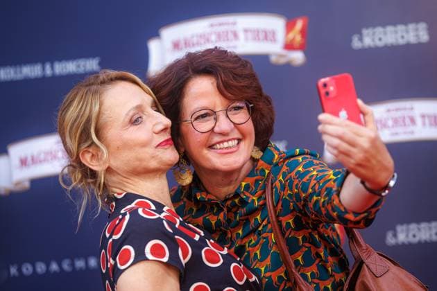 Premiere - Die Schule der magischen Tiere 4 - Christina Große und Margit Auer bei der Premiere zum Kinofilm Die Schule der magischen Tiere 4 im Zoo Palast am 19.09.2025 in Berlin. Copyright: xEventpressxKochanx