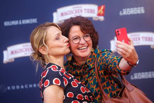 Premiere - Die Schule der magischen Tiere 4 - Christina Große und Margit Auer bei der Premiere zum Kinofilm Die Schule der magischen Tiere 4 im Zoo Palast am 19.09.2025 in Berlin. Copyright: xEventpressxKochanx