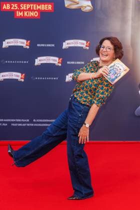 Premiere - Die Schule der magischen Tiere 4 - Margit Auer bei der Premiere zum Kinofilm Die Schule der magischen Tiere 4 im Zoo Palast am 19.09.2025 in Berlin. Copyright: xEventpressxKochanx