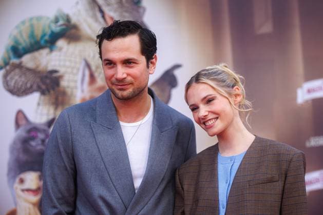 Premiere - Die Schule der magischen Tiere 4 - Samuel Schneider und Esther Graf bei der Premiere zum Kinofilm Die Schule der magischen Tiere 4 im Zoo Palast am 19.09.2025 in Berlin. Copyright: xEventpressxKochanx