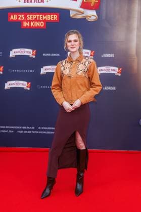 Premiere - Die Schule der magischen Tiere 4 - Lucy Hellenbrecht bei der Premiere zum Kinofilm Die Schule der magischen Tiere 4 im Zoo Palast am 19.09.2025 in Berlin. Copyright: xEventpressxKochanx