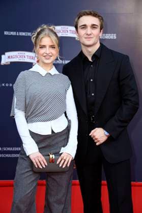 Emilia Pieske und Luis Vorbach bei der Premiere des Kinofilms Die Schule der magischen Tiere 4 im Zoo Palast. Berlin, 19.09.2025