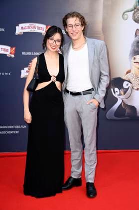Purnima Grätz und Thilo Fridolin Matthes bei der Premiere des Kinofilms Die Schule der magischen Tiere 4 im Zoo Palast. Berlin, 19.09.2025
