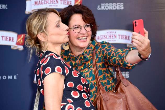 Christina Große und Margit Auer bei der Premiere des Kinofilms Die Schule der magischen Tiere 4 im Zoo Palast. Berlin, 19.09.2025