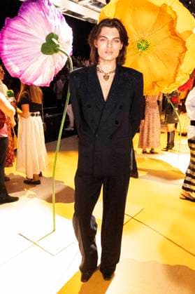 Damian Hurley bei der Lola Casademunt by Maite Fashion Show auf der Mercedes-Benz Fashion Week Madrid Spring Summer 2026 auf dem Messegelände Ifema. Madrid, 19.09.2025