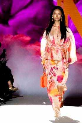 Model bei der Lola Casademunt by Maite Fashion Show auf der Mercedes-Benz Fashion Week Madrid Spring Summer 2026 auf dem Messegelände Ifema. Madrid, 19.09.2025