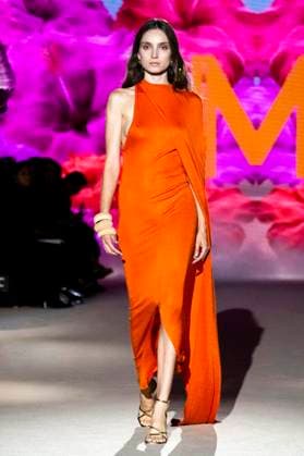 Model bei der Lola Casademunt by Maite Fashion Show auf der Mercedes-Benz Fashion Week Madrid Spring Summer 2026 auf dem Messegelände Ifema. Madrid, 19.09.2025