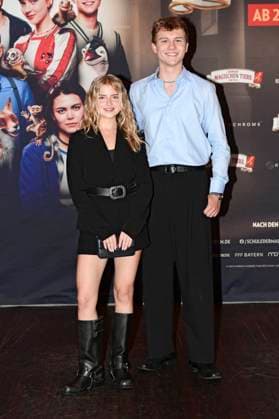 Emilia Pieske und Leonard Conrads bei der Premiere des Kinofilms Die Schule der magischen Tiere 4 im Astor Grand Cinema. Hannover, 20.09.2025